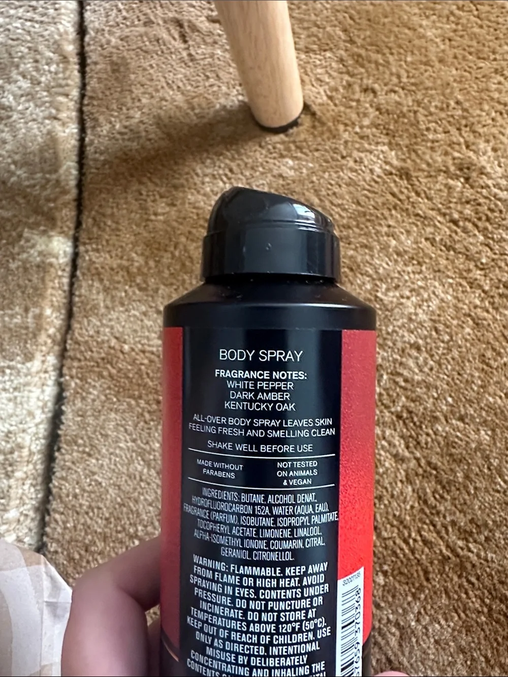 Bath & Body Works The Men's Shop Bourbon Body Spray